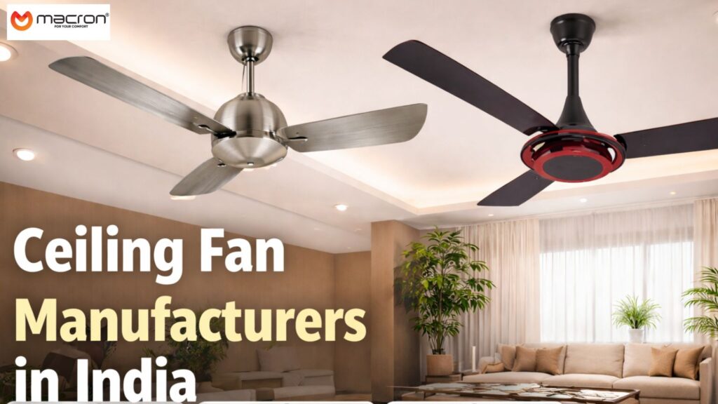 ceiling fan Manufacturers in India