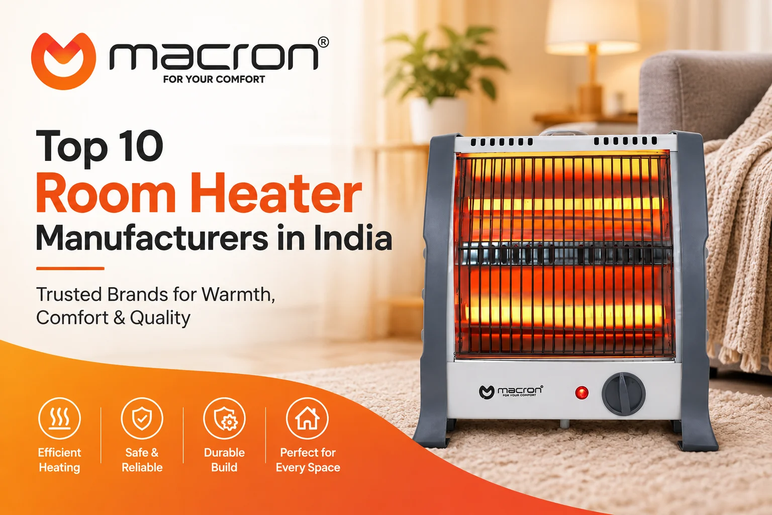 Top 10 Room Heater Manufacturers in India